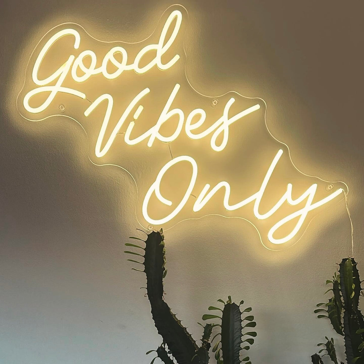"Good Vibes Only" - LED Sign